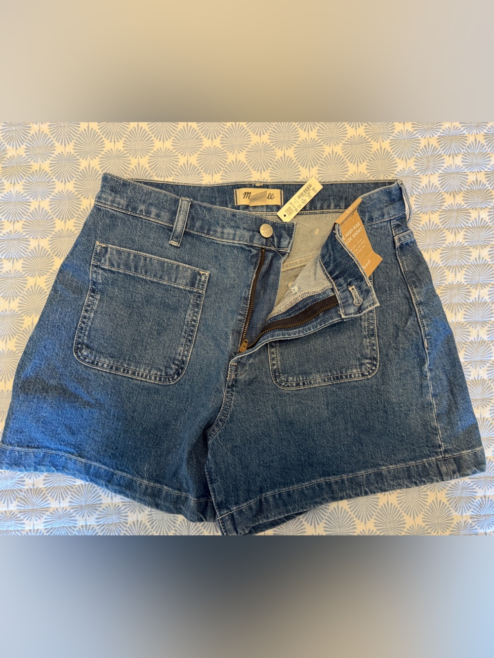 Brand New Madewell W29 High-Rise Sailor Denim Short - Picture 2 of 6